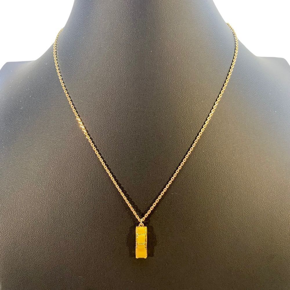 Kate Spade yellow cab 🚕 pendant necklace from her NYC collection. - Picture 4 of 7